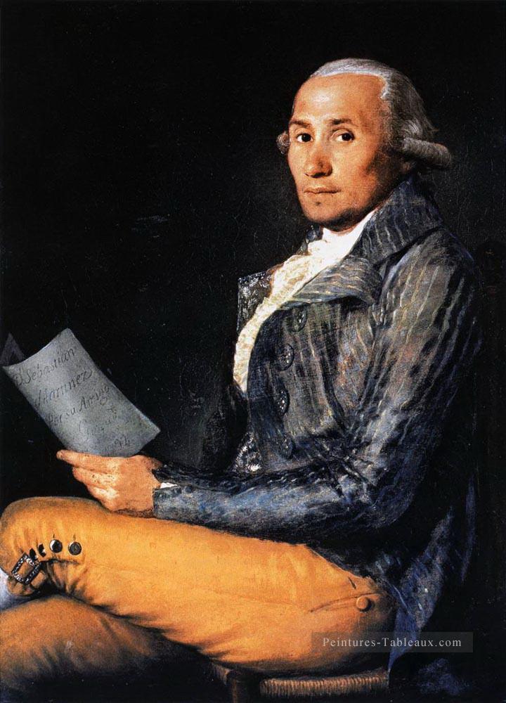 Sebastian Martinez Francisco de Goya Peintures à l'huile